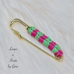 Safety Pin Brooch